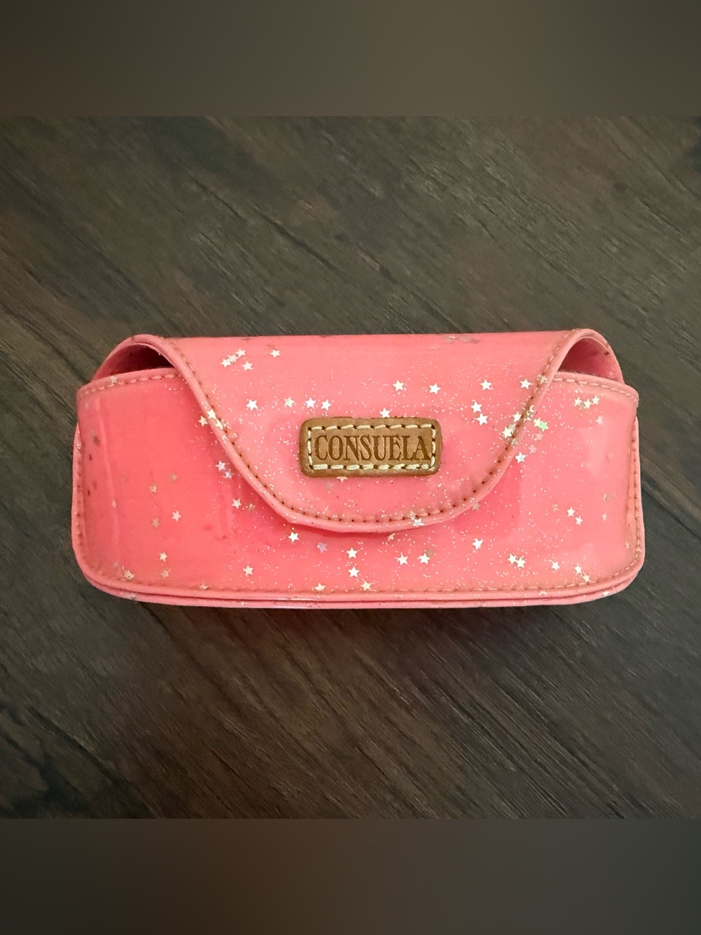 Consuela Pink Glitter Star Sunglasses/Accessories Pouch